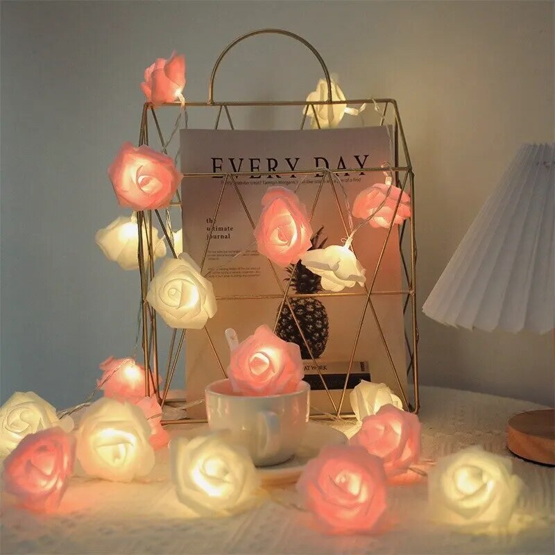 LED Rose String Lights
