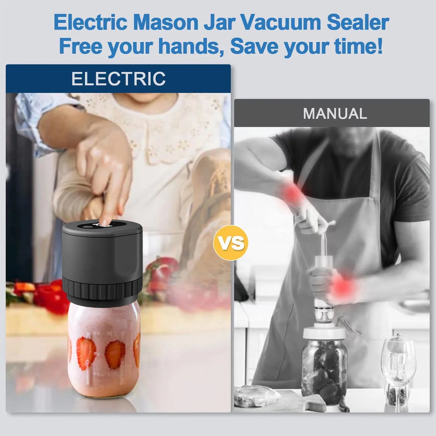 Automatic Mason Jar Sealer Kit