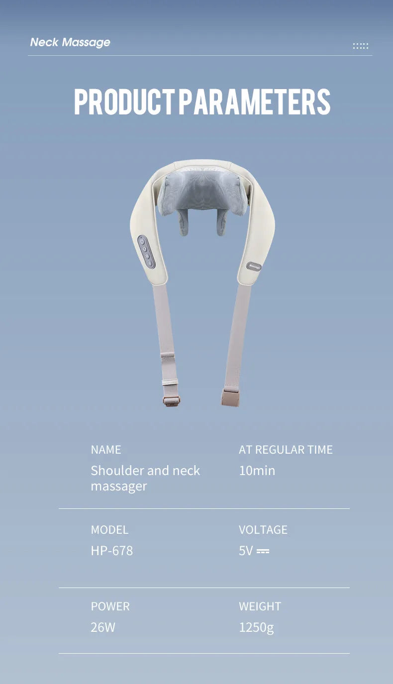 Wireless Neck And Back Massager